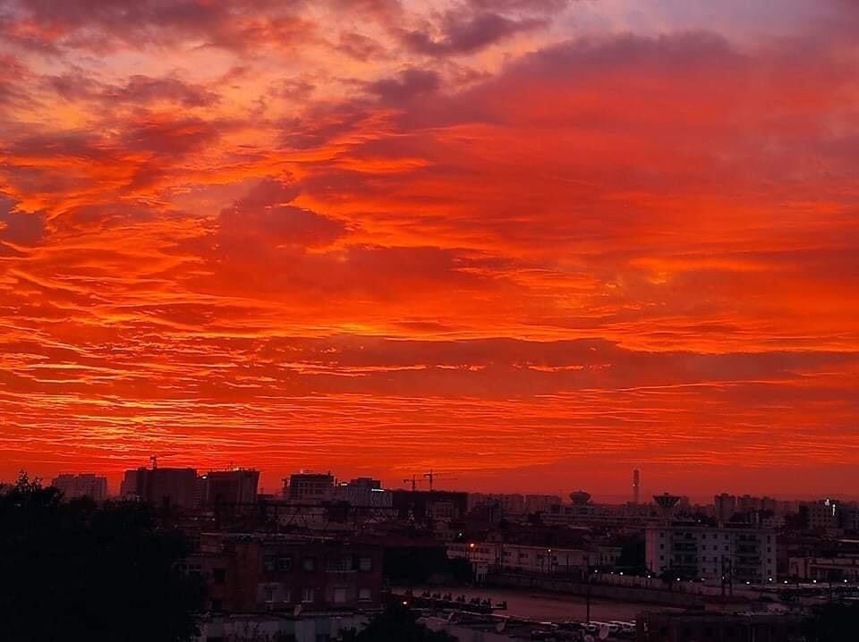 العاصمة مُنذ قليل ...سبحان الخالق ❤️