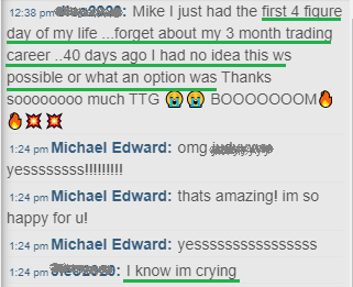 MikeEdward_TTG's tweet photo. This @TrueTradingGrp member, like millions of other Americans, had been out of work since March. But she hasnt missed a bill payment and just recorded her first 4-figure day. There is nothing more amazing than tears of joy from realizing your dream. Beyond proud. ๐ #TTG #trading https://t.co/KQs5SIx316