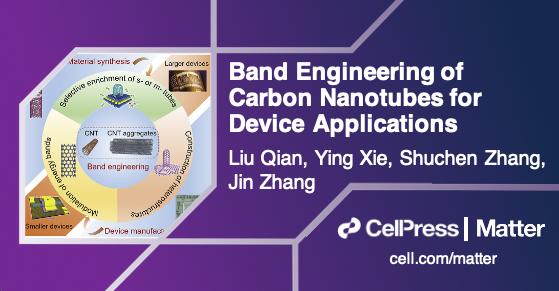 Matter_CP's tweet photo. Check out this #MatterIssue15 Review from Jin Zhang &amp; colleagues @PKU1898 on the band engineering of carbon nanotubes! #CNTs 

Read it here: https://t.co/TPvP1kWlyo https://t.co/SFPbZ3dxqs