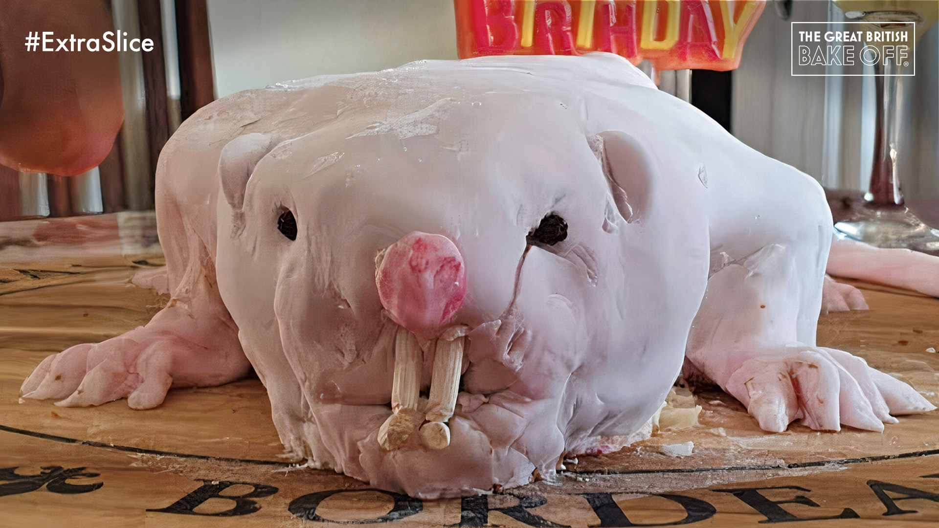 British Bake Off Thanks For This Naked Mole Rat Cake Of Dreams Karen In Somerset Extraslice T Co Wrfg31ph6u Twitter