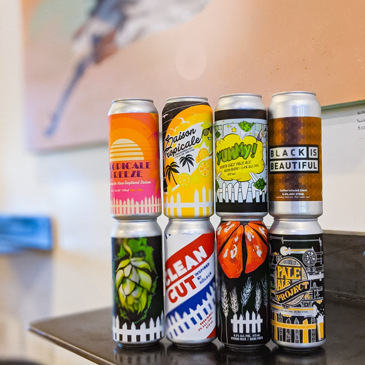 BTPBrewing's tweet photo. WEEKEND LINEUP 💥👊💥

8 stunning brews for your personal enjoyment

We are open all weekend 11 am onward, with a spacious patio &amp; indoor seating. Can't visit? Don't fret hit up our online store for shipping across Ontario
.
.
.
#btpbrewing #ontariocraftbeer #ottawa #supportlocal https://t.co/5MqaTdafQk