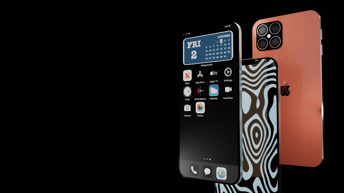 TConceptcreator's tweet image. The iPhone 12 picture without text, feel free to use this if you want.
