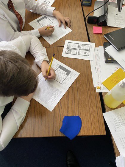 BellshillMaths's tweet photo. Our S1’s ended #MathsWeekScot by being super secret codebreakers and tackling the cryptography challenge. Lots of great discussion about cryptography use in today’s society. We really enjoyed seeing the pupils working together to solve a puzzle. @BellshillA https://t.co/fZPxLpCRK3