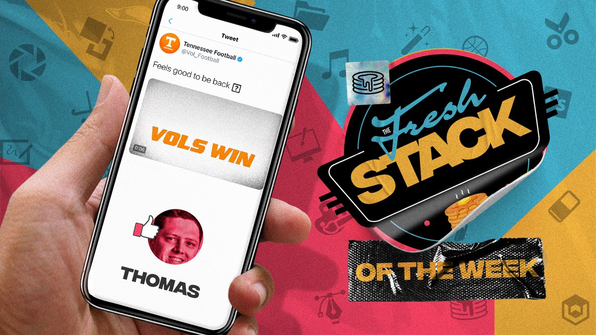 stack_fresh's tweet image. 🥞FRESH STACKS OF THE WEEK🥞

Andrew - 
@151Creative

UT Gameday Protocols 
 
Flynn - 
@Royals

Fall Wallpapers

Thomas - 
@Vol_Football

Vols Win Video

Mark - 
@CarlSkanberg

White Sox Sketch Book

#TheFreshStack
