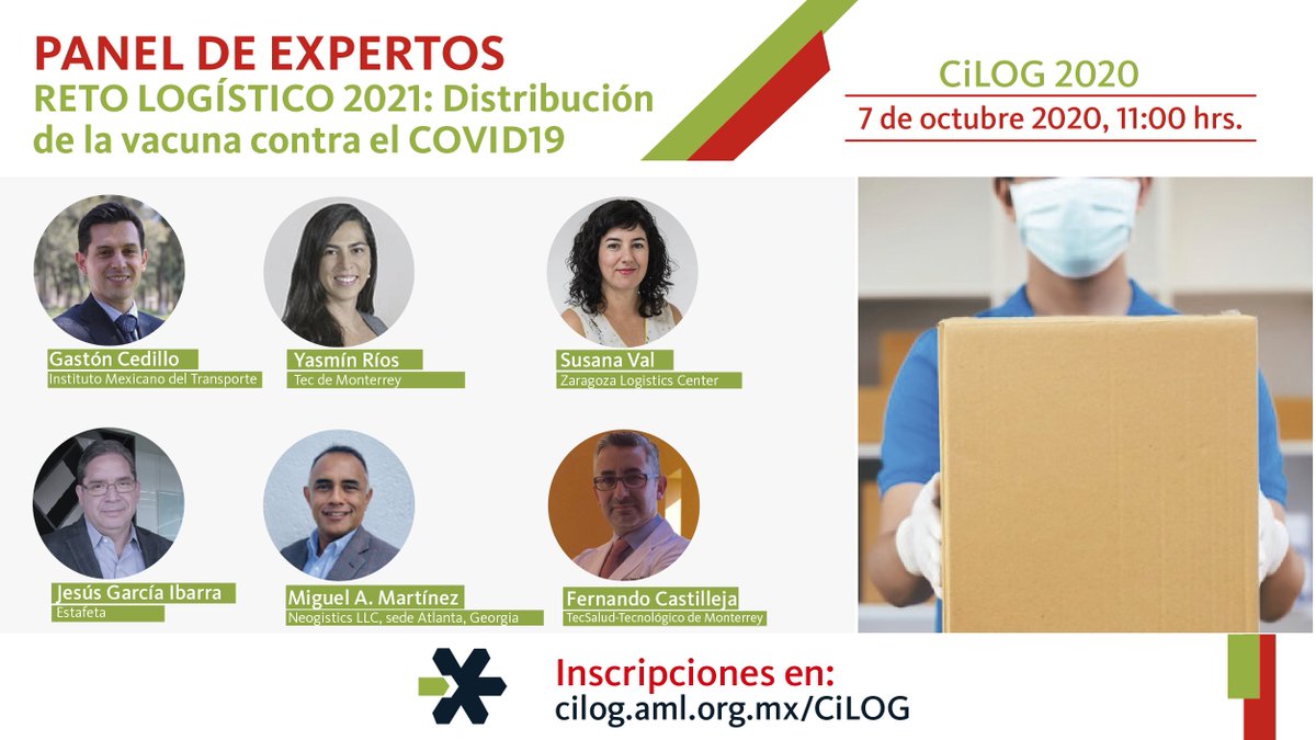 MexicoLogistico's tweet photo. Para esta edición del #CiLOG2020, el programa está adaptado a un concepto digital, en el cual se ofrecerán conferencias magistrales, ponencias técnicas y paneles con expertos en el ámbito.
Inversión: $500
https://t.co/oiw8EliaFB https://t.co/VUFoXE5E2t