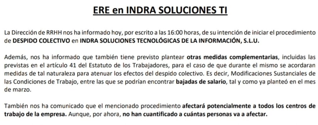 VegetaMercury's tweet photo. ¿Me lo explicáis? @sanchezcastejon @PabloIglesias @Yolanda_Diaz_ 
#psoe #sanchez #podemos #unidaspodemos #EREIndra #ERE #Indra #stopEREIndra https://t.co/mtUOJKYMt1