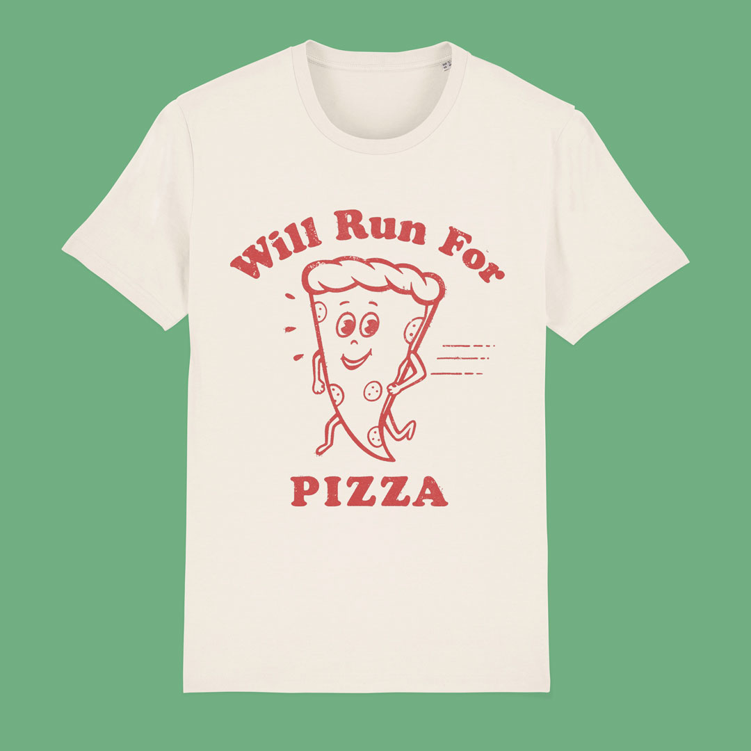 Our new range of casual tee shirts is fresh from the oven &amp; this tee is ready to serve up a slice of comfort.

Our tees are super soft, ethically sourced 100% ringspun cotton, available in unisex &amp; women's fits. To see other colours &amp; styles visit:

more-than-a-medal.co.uk/pages/tee-shir…