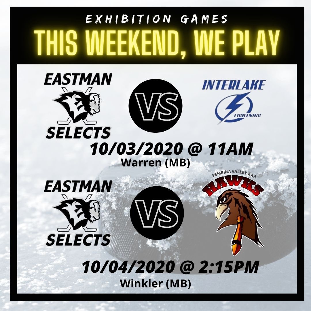 🚦With <a href="/hockeymanitoba/">Hockey Manitoba</a> announcing Phase 3 of the #returntoplay , we are pumped to be hitting the ice in our first two exhibition games. #goselectsgo