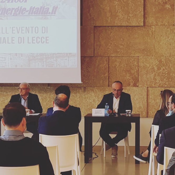 SilvioBusico's tweet photo. All’inaugurazione della nuova sede di #Synergie a Lecce, con #ConfindustriaLecce, #AIDP continua e si potenzia il ns impegno accanto alle imprese per accrescere il capitale umano e rafforzare le competenze. La ripresa economica passa inequivocabilmente dalla formazione. https://t.co/Y3sKuNtuua