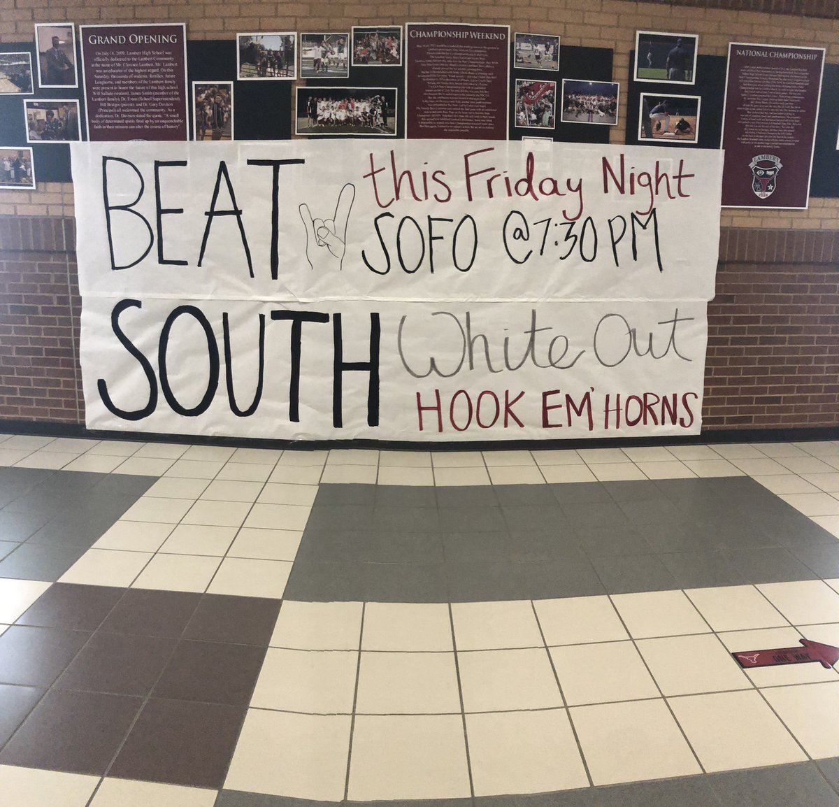 It’s game day!! Let’s go, Longhorns!!! #whiteout #hookem #beatsouth