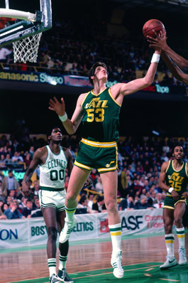 1985: Eaton (2)Actual DPOY: EatonEaton dominates on D!1st DWS (6.7)1st DBPM (4.2)1st DRtg (96.5)1st BLK% (8.5)6th DRB% (25.8)Eaton's Jazz 1st in DRtg (103.4). NBA ave 107.9.Others:BirdMahornListerSikmaPaul PresseyRichardsonMichael Jordan