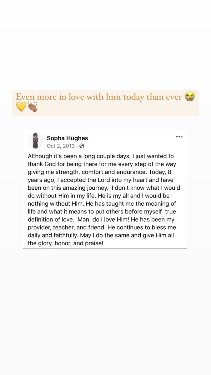 15 years ago I gave my life to Christ. 😭