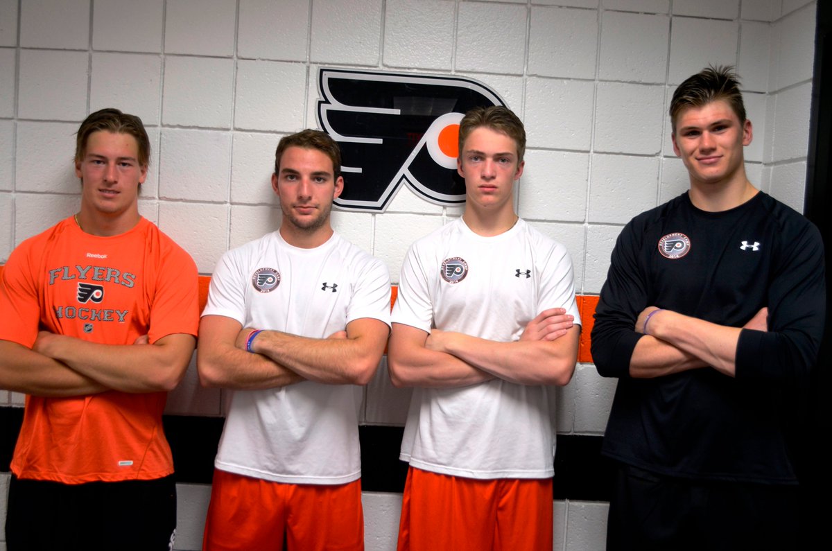 JHallNBCS's tweet photo. The blueliners in 2014.

Robert Hagg, Shayne Gostisbehere, Travis Sanheim and Samuel Morin.

(📷 by Flyers PR guru Zack Hill) https://t.co/WLPQTZxWPU
