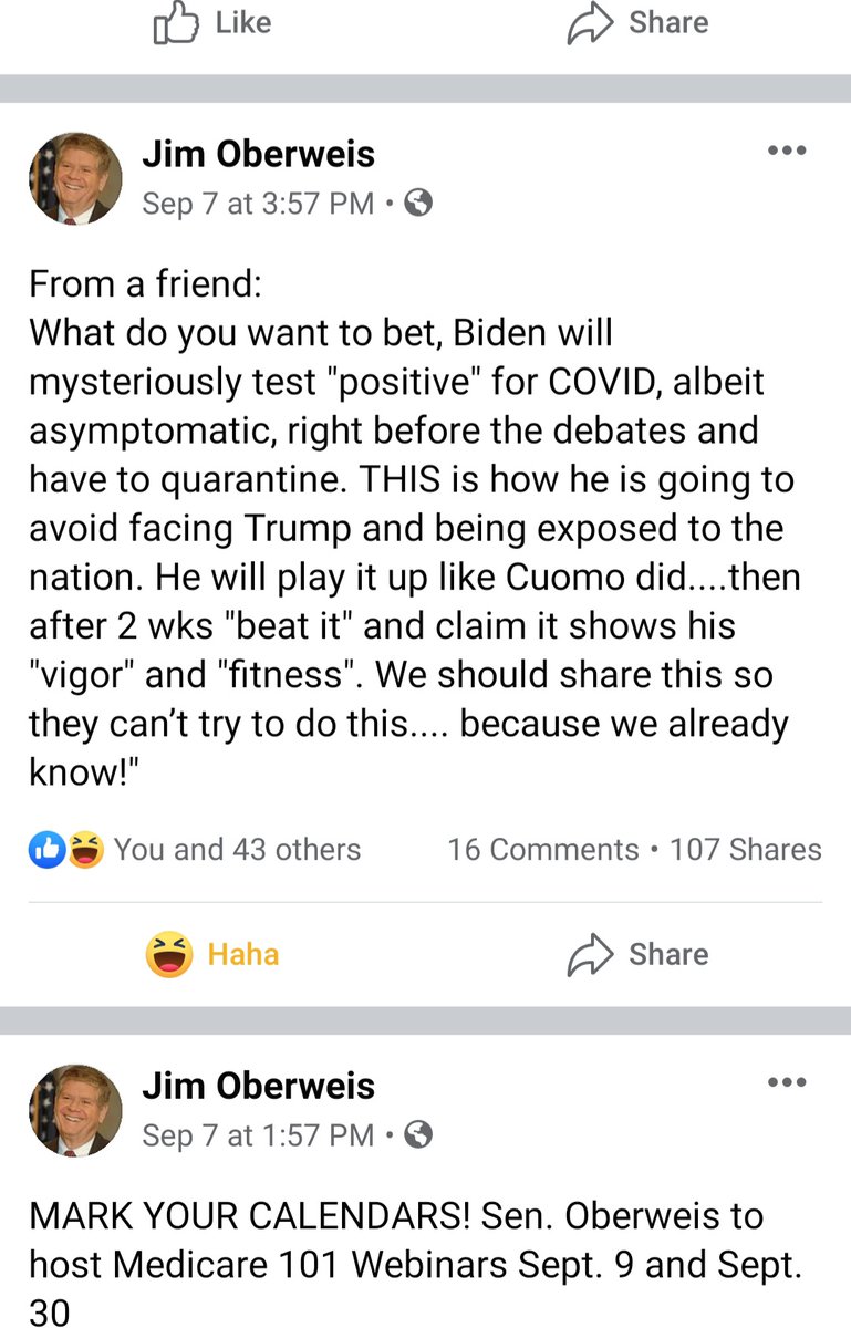 keepitzipped's tweet image. Hmmm...  @JimOberweis how exciting!  Maybe @realDonaldTrump reads your posts!