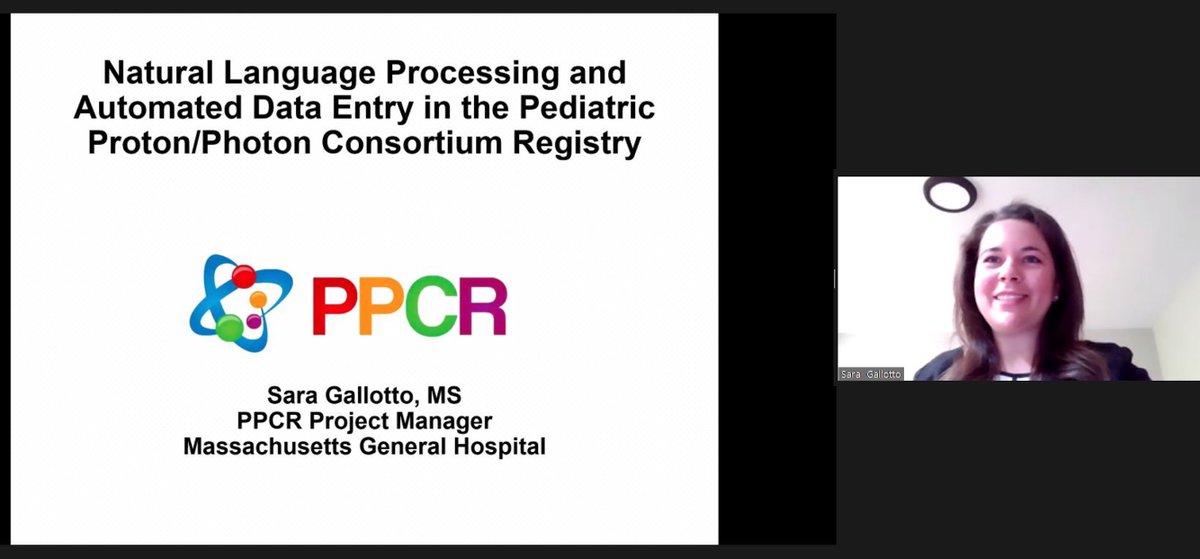 PPCRdata's tweet image. Our project manager, Sara Gallotto, presenting at the @CI4CC Fall 2020 Symposium on the topic of using natural language processing and automation to better collect @PPCRdata