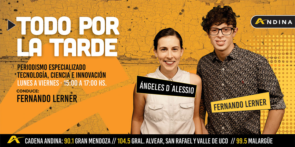 RadioAndinaMza's tweet photo. #FelizViernes Comenzó el último capítulo de la semana de #TPLT 📱⤵️
🎬 #NoTeComasLaPeli con @pamvelmont: hoy episodios pilotos de series
🎙️Notas en #ModoLite
🎶 Musicalizamos el programa con algunos de los últimos #ElEmergente https://t.co/8lckW7v281