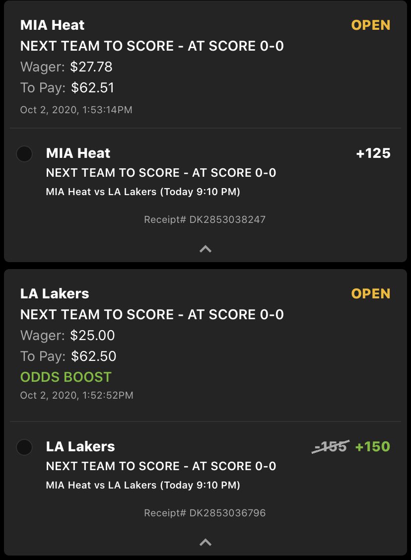 OGPapi412's tweet image. Biggest first basket #froney yet courtesy of @DKSportsbook $9.72✅