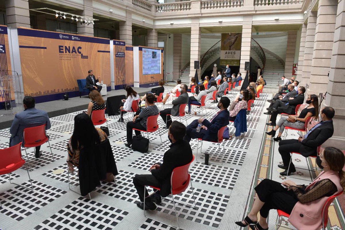 ENAC2020's tweet image. "En #anticorrupción, hoy la vara la puso el @GobiernoEdoChih: hay bienes recaudados, sanciones, debido proceso y publicidad de los actos: el país debe seguir su ejemplo", concluyó Ernesto González Cancino, experto en control interno y control de la corrupción en su participación.