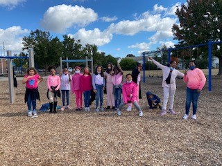 Our 4th graders are showing pink in style. Thank you for supporting Pink Out Day in support of Breast Cancer Awareness. #PikeProud
