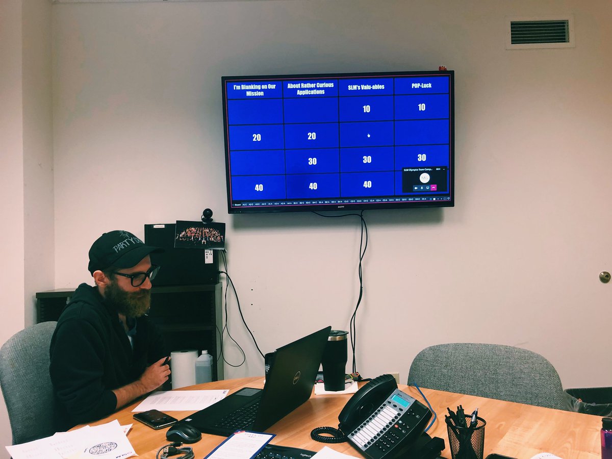 SLMFacilities's tweet photo. SLM Olympics!!! 
#SafetyFirst #SocialDistancing #Virtual https://t.co/8a1KQWW4Oa