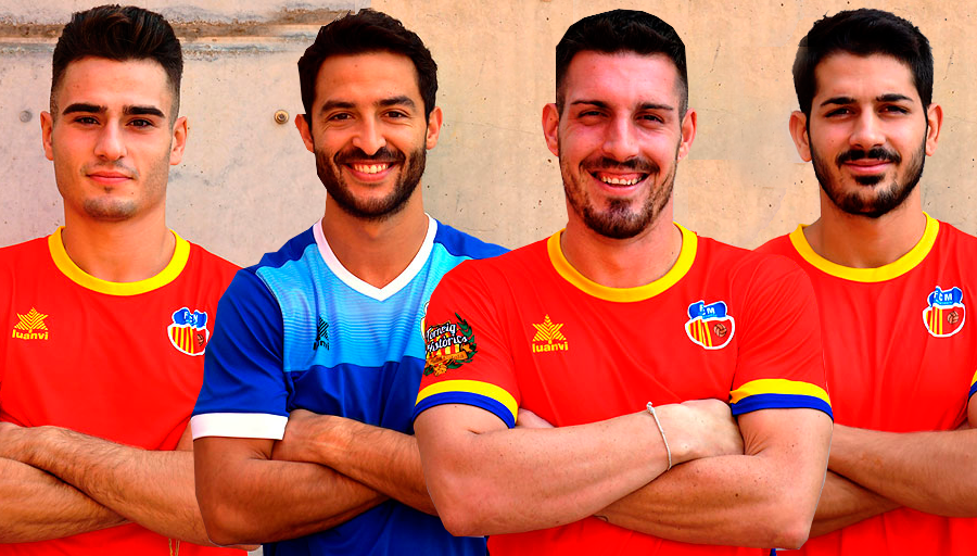 martinenc's tweet photo. ⚽ Definits els capitans del #FCMartinenc per al nou curs.

🛡 Amb una incorporació respecte l'any passat

🎖 Joel Martínez (@joel_masa9)
🎖 @VictorCocera
🎖 Adri García (@Adrigs95)
🎖 Adrián Canelada (@Cane94_10)

#SomMartinenc #futbolcat https://t.co/3FnR0oQlyP