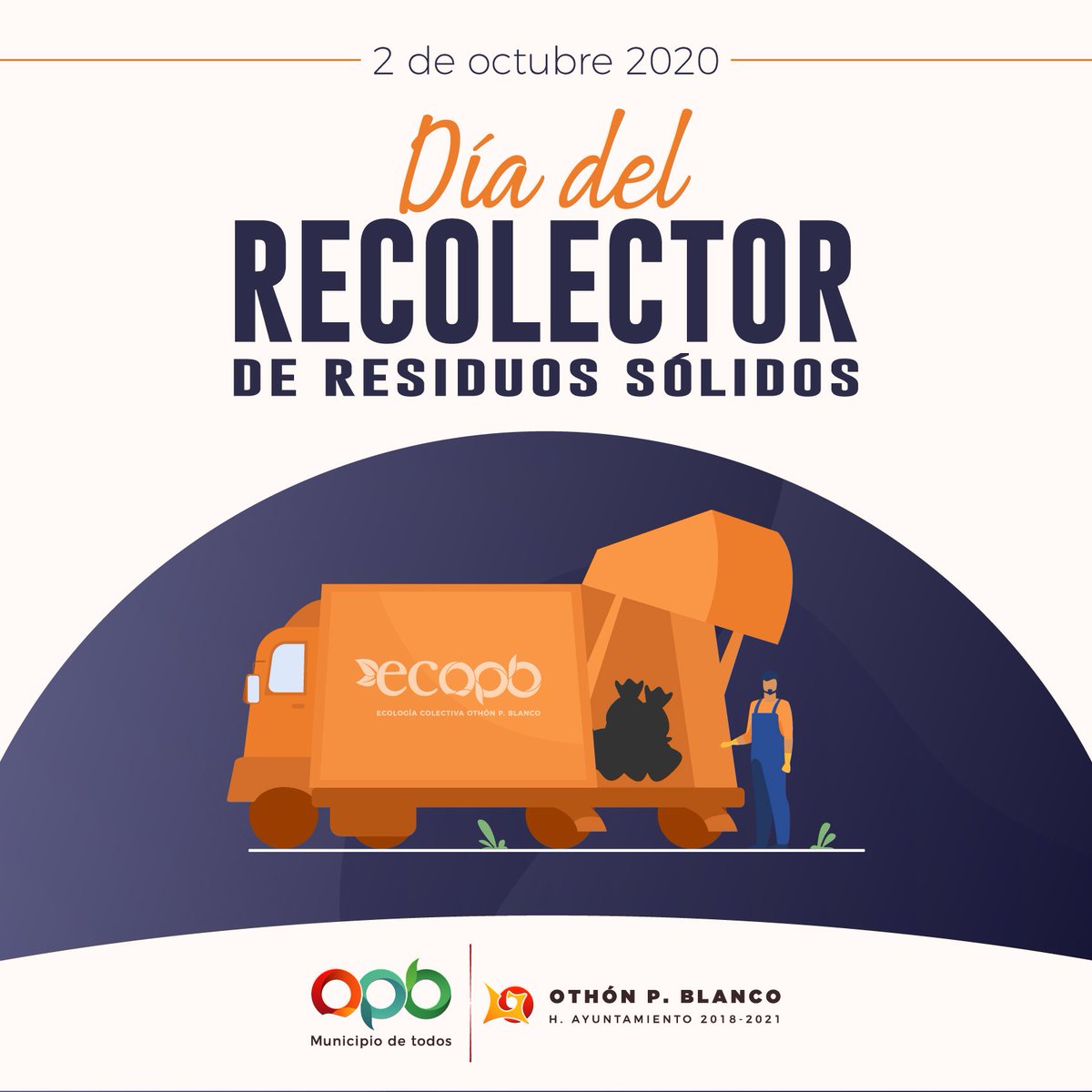 El día de hoy Conmemoramos el Día Nacional del Recolector de Residuos gente trabajadora que día con día realiza una enorme tarea por mantener la higiene y la limpieza en toda la ciudad, hoy los felicito y les agradezco el gran compromiso, son parte fundamental.
#MunicipioDeTodos