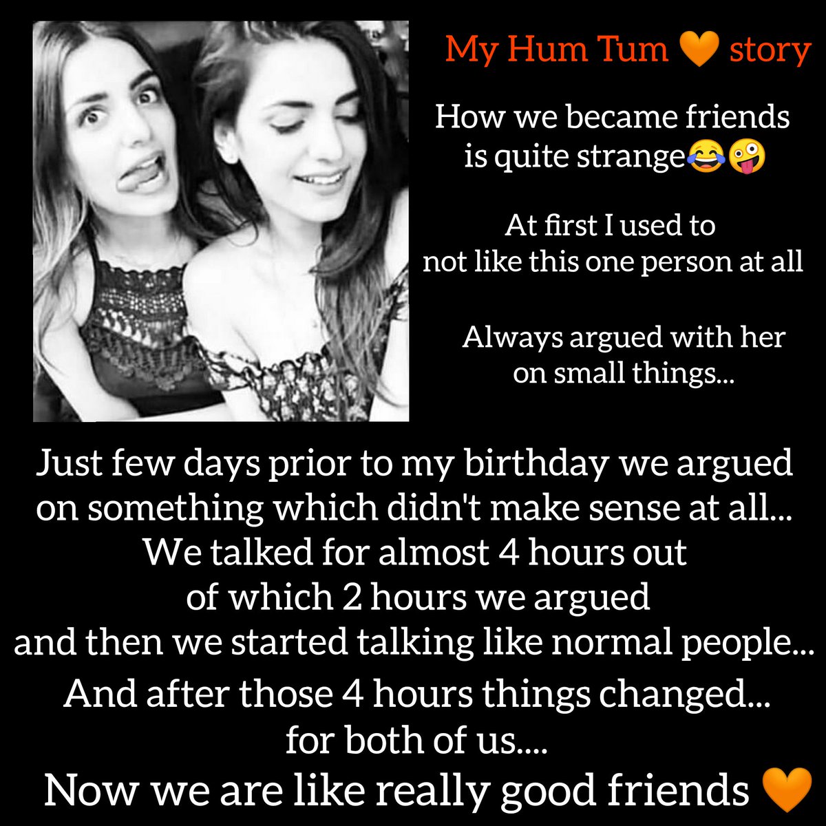 supra_my_life's tweet photo. My #HumTum 🧡 story.... strangely sweet!! #HumTum , story contest! #HumTumContest #VyrlOriginals @PrakritiKakar @Sukritikakar @TheRaghav_Juyal @ipriyanksharmaa https://t.co/SwYtrHYXEU