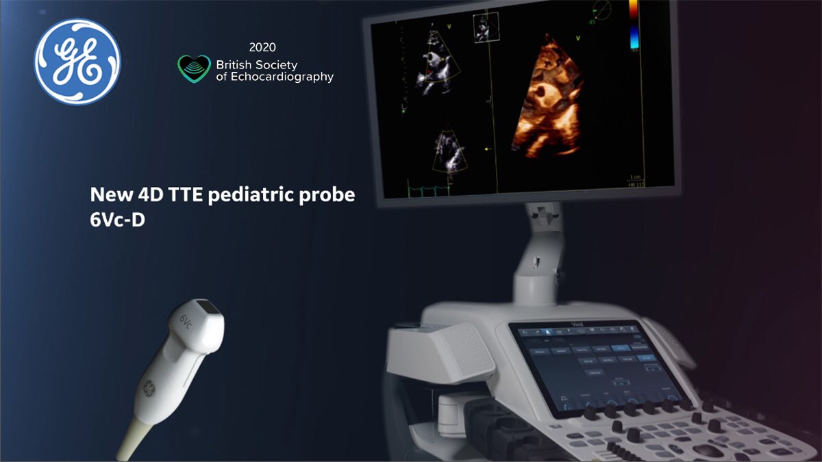 Discover the new GE 4D paediatric probe and book your demo during #BSE2020 #VividUltraEdition #GEVivid