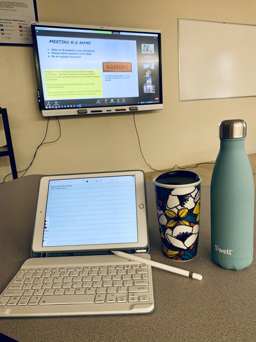 katie_hamano's tweet photo. All set up and ready for the 2020-2021 DTC training! #ReadyToLearn @CCISD_OAA @Soniaz76 @DrXtelaG @PerezCelinag @JonWeisz1 https://t.co/nRk2DjXdYv
