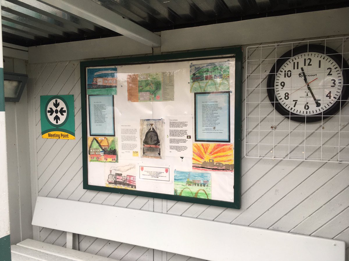 SoutheastCRP's tweet photo. A rather wet but enjoyable day out with new Marshlink community rail officer Harry and line director Kevin meeting station partners at Three Oaks and Winchelsea @SouthernRailUK @CommunityRail #Marshlink https://t.co/G08z79RfJq