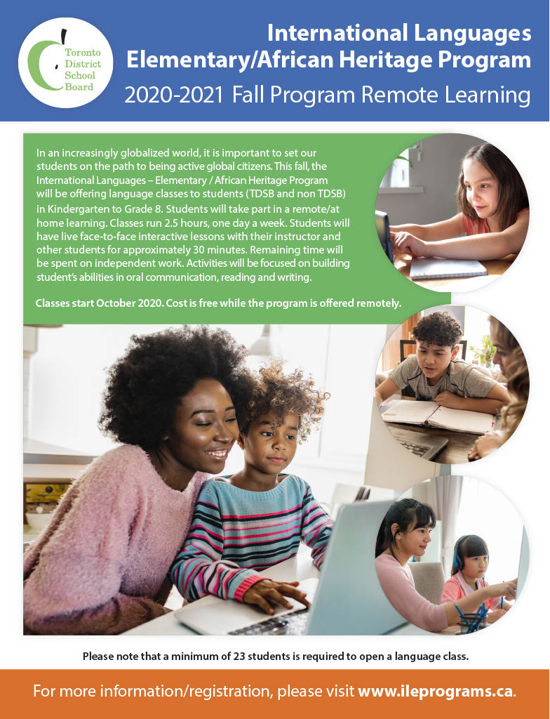 Have you registered your child yet? Take a look at our flyers and visit our website!