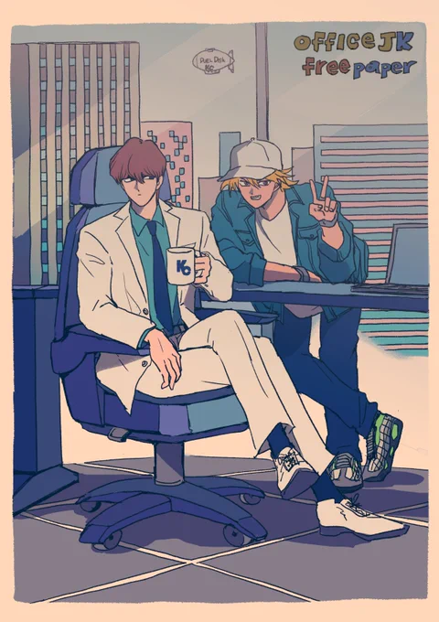 イベント欠席なんですが無配描きました。たわいもない内容ですが4Pほどあります。(なぜか色つけましたがペーパーは白黒です。)通販はあんしんboothパックを使わせていただく予定です! 
