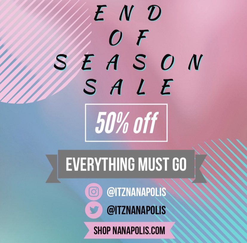 itznanapolis's tweet photo. LAST DAY OF THE THIS SALE!!! Get 50% off everything on the site😯 Sale ends 10/2 @11pm don’t miss it!! #BLM #BlackOwned #fridaymorning #SupportSmallBusinesses #SupportBlackBusiness #RT #BlackTwitter #PleaseSupport #nanapolis #SavageLoveRemix https://t.co/AWsFFbiA0j