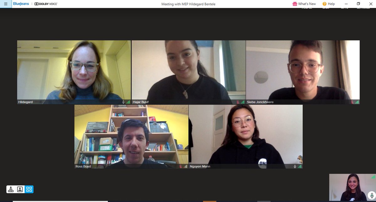 hjrb13's tweet photo. Thank you @hildebentele for meeting with us #ONEActivists today!

We are very happy to count on your support for our letter calling for EU leadership to ensure that a future #COVID19 vaccine 💉 is available to all, regardless of wealth or nationality #ONEWorld #WeekofAction https://t.co/fDvk1TY3xR