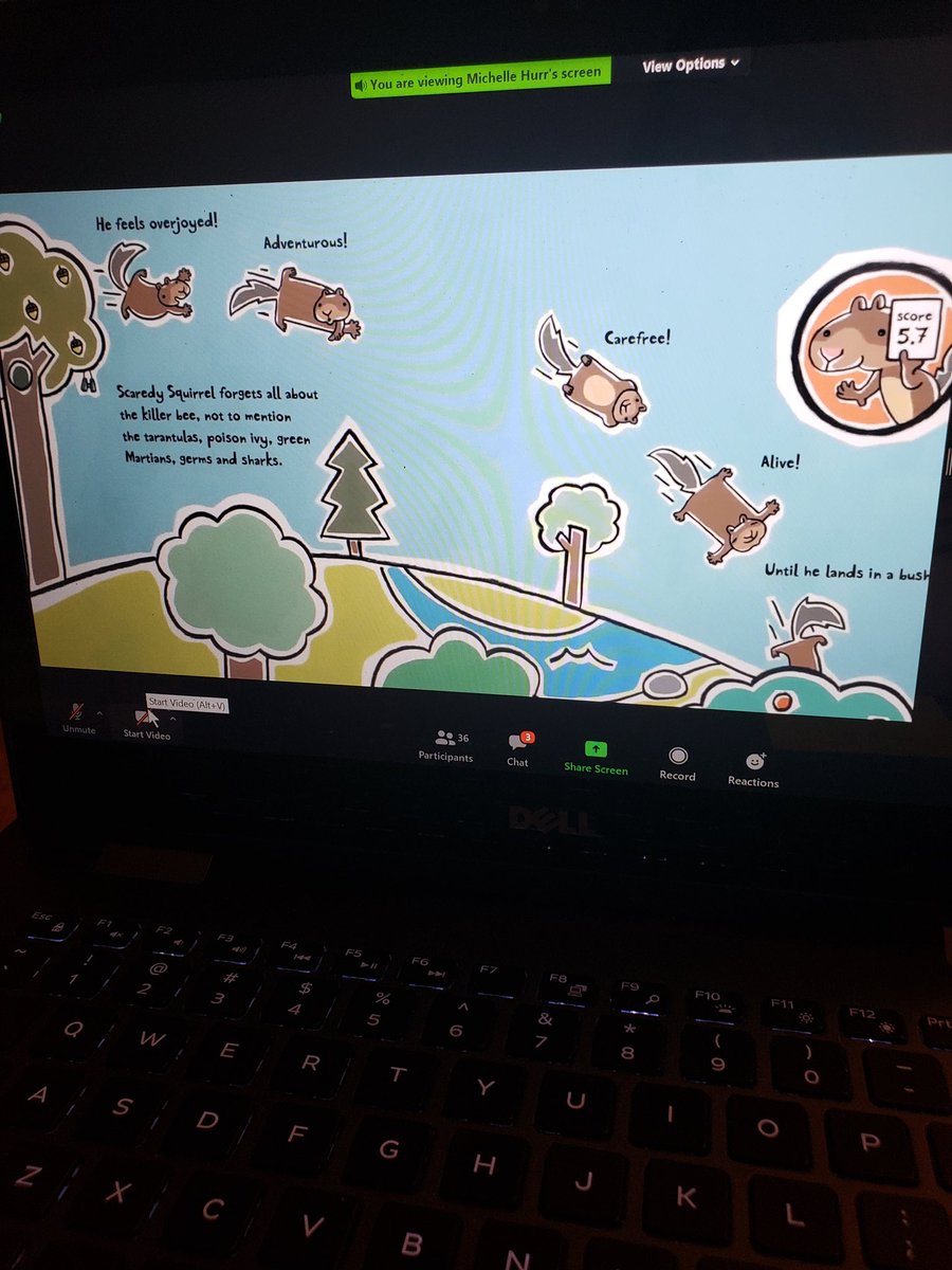AngelaAdams3rd's tweet photo. Fun Friday remotely! We listened to my favorite book, Scaredy Squirrel and drew a squirrel! Great idea Mrs. Hurr! Nice drawing Mrs. Dorn! #scaaredysquirrel #MiddieRising  #AmandaElem #Amandamustangs https://t.co/RIONEpmtTT