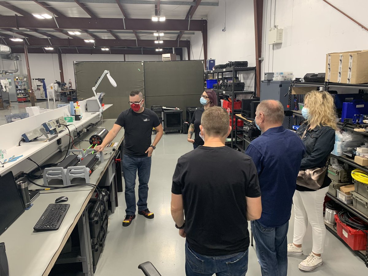CanadaOSC's tweet photo. #OnSetwithOSC the Amazon Prime @TheFutureCodeTV team visited @KrakenRobotics in Mount Pearl, (where the OceanVision project was first announced) and heard from some of the engineers &amp; technicians behind the scenes @KrakenRobotics that help make it all happen! #FutureCodeOceans https://t.co/7MA9h7LwsQ