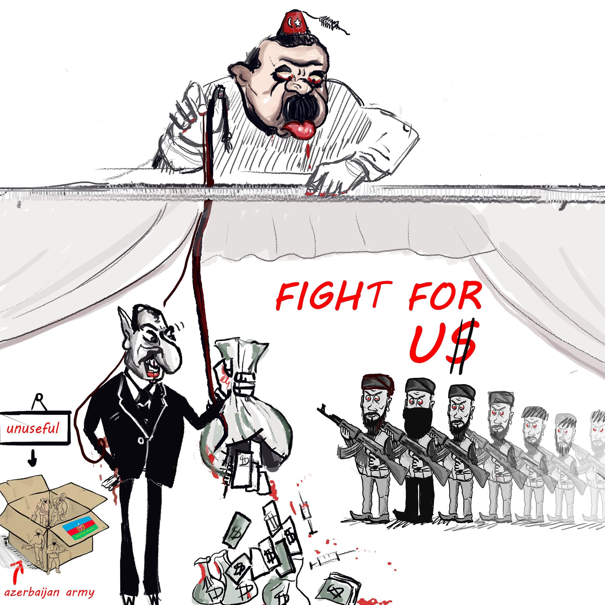 Карабахская война карикатуры