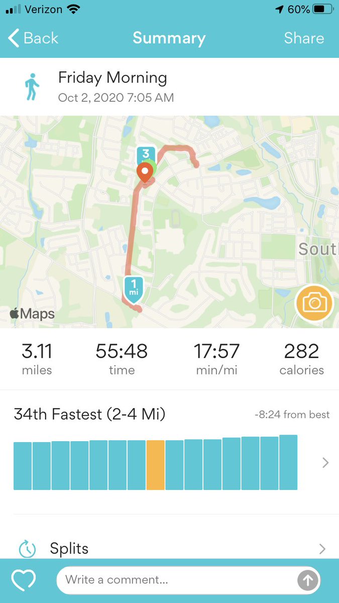 megj220's tweet photo. A beautiful 5K walk this morning before school!  Thanks for the holding this virtual race, @JML_MS_Official ! https://t.co/gZhtvVIR1m