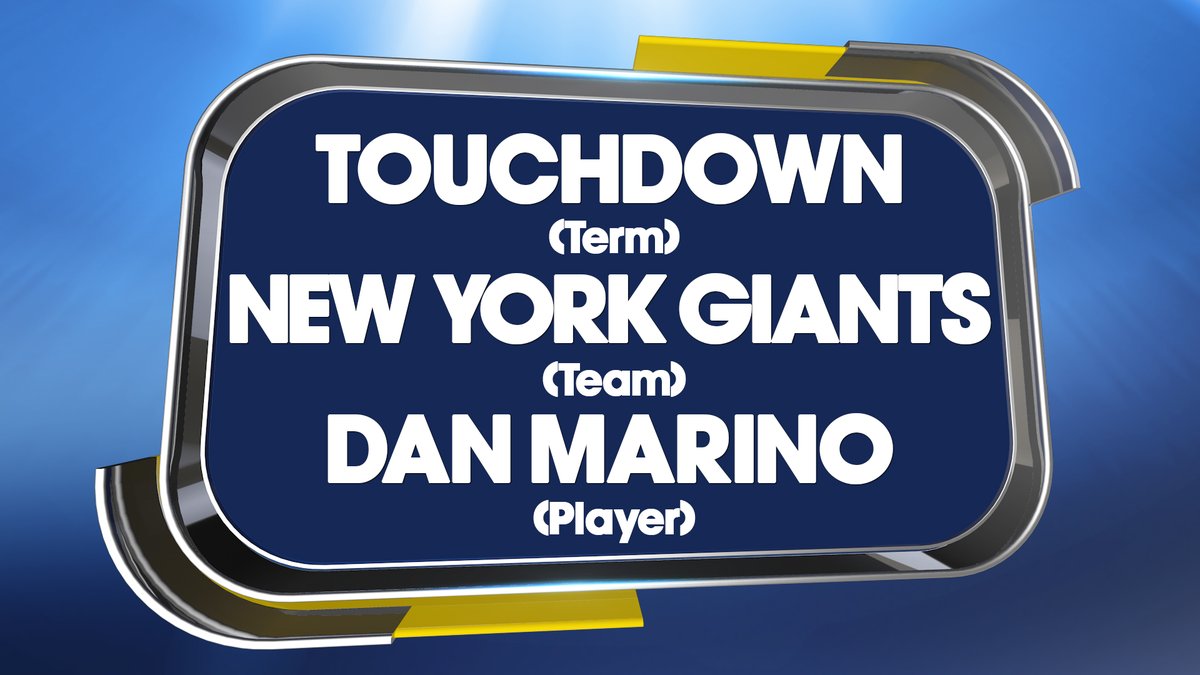 NAME GAME ANSWER ๐
Well done if you spotted the words are linked to @NFL ๐
#QuestionofSport https://t.co/qzUGkxAmJT