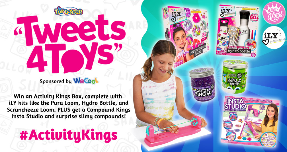 TheToyInsider's tweet photo. TAG TO WIN: Tag 3️⃣ of your most creative BFFs to enter to win an #ActivityKings box full of creative activity kits from #WeCoolToys! #free #win #tweets4toys #giveaway #sweeps https://t.co/asHzeqfQ0l