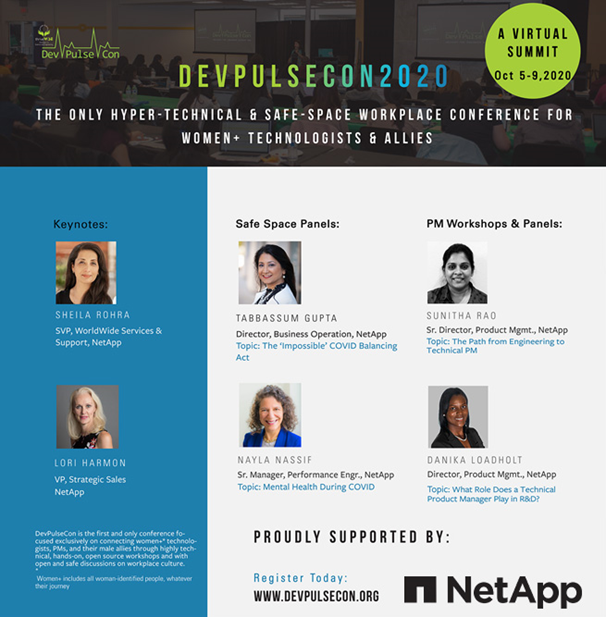 SheilaRohra's tweet photo. I'm excited to serve as a Keynote speaker for this week's #DevPulseCon virtually held on October 5-9. Learn more about this unique women in technology event: https://t.co/Z6yGVoGsw1 https://t.co/24oEGJnr8d