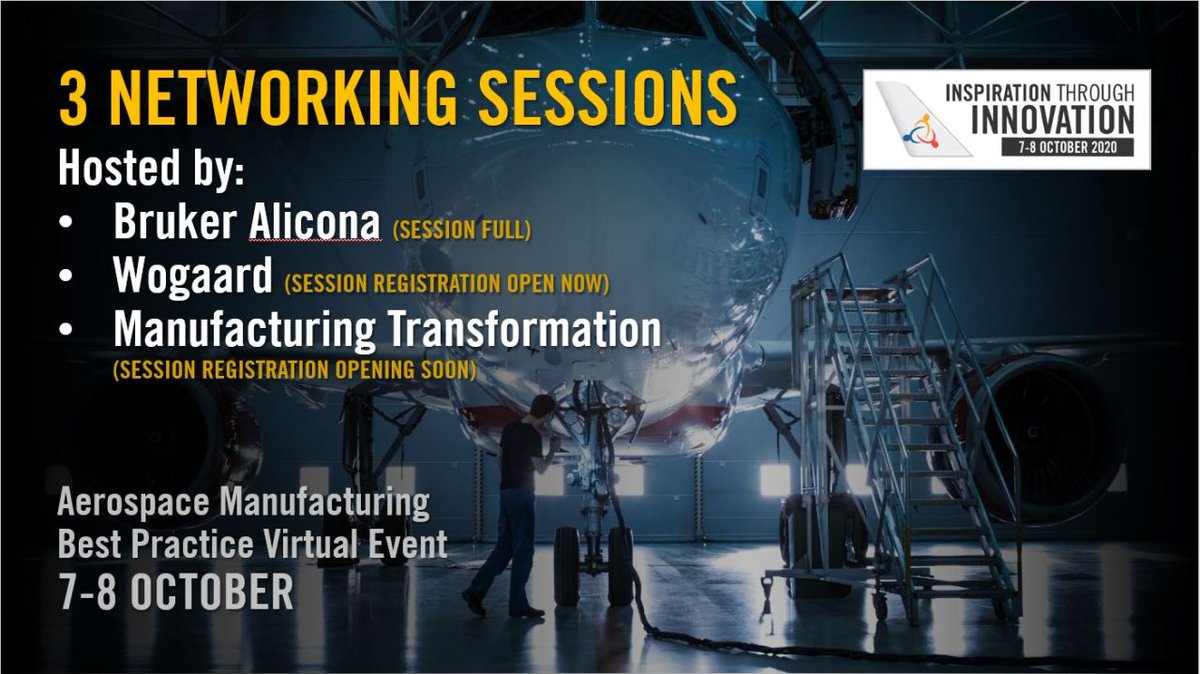 5 days until Inspiration through Innovation 😎 Our global aerospace manufacturing best practice event. Register today at okt.to/m7gD0k to select your demonstration and seminar sessions. #machining #manufacturing #aerospace #innovation #AeroITI2020 #ITI2020virtual