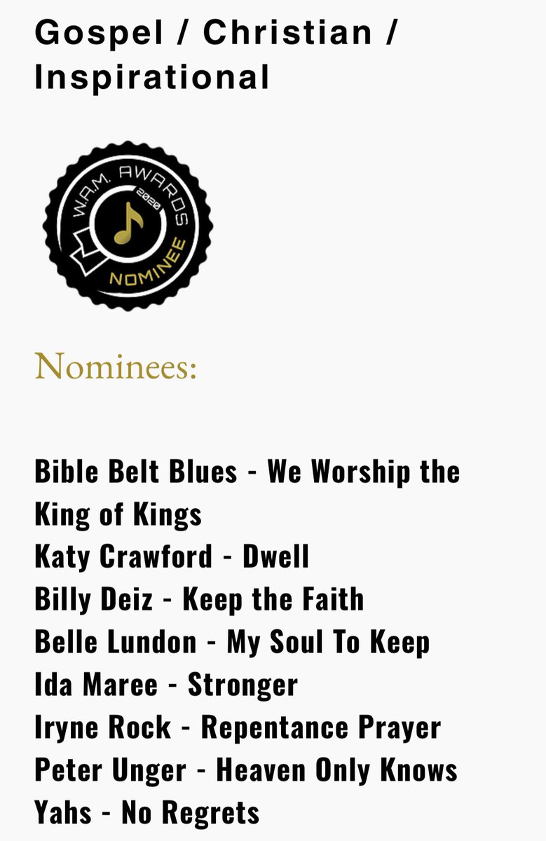 KTCrawfordMusic's tweet photo. Winner announcements today!!!! At 6:30 p.m. cst on WNIR online, we get to find out if #Dwell won! Thanks again, @BWHMusicGroup!

#nominated #nomination #awards #award #worship #gospel #christian #inspirational #nashville #franklintn #wamawards #newmusic https://t.co/D7gysjvFQh