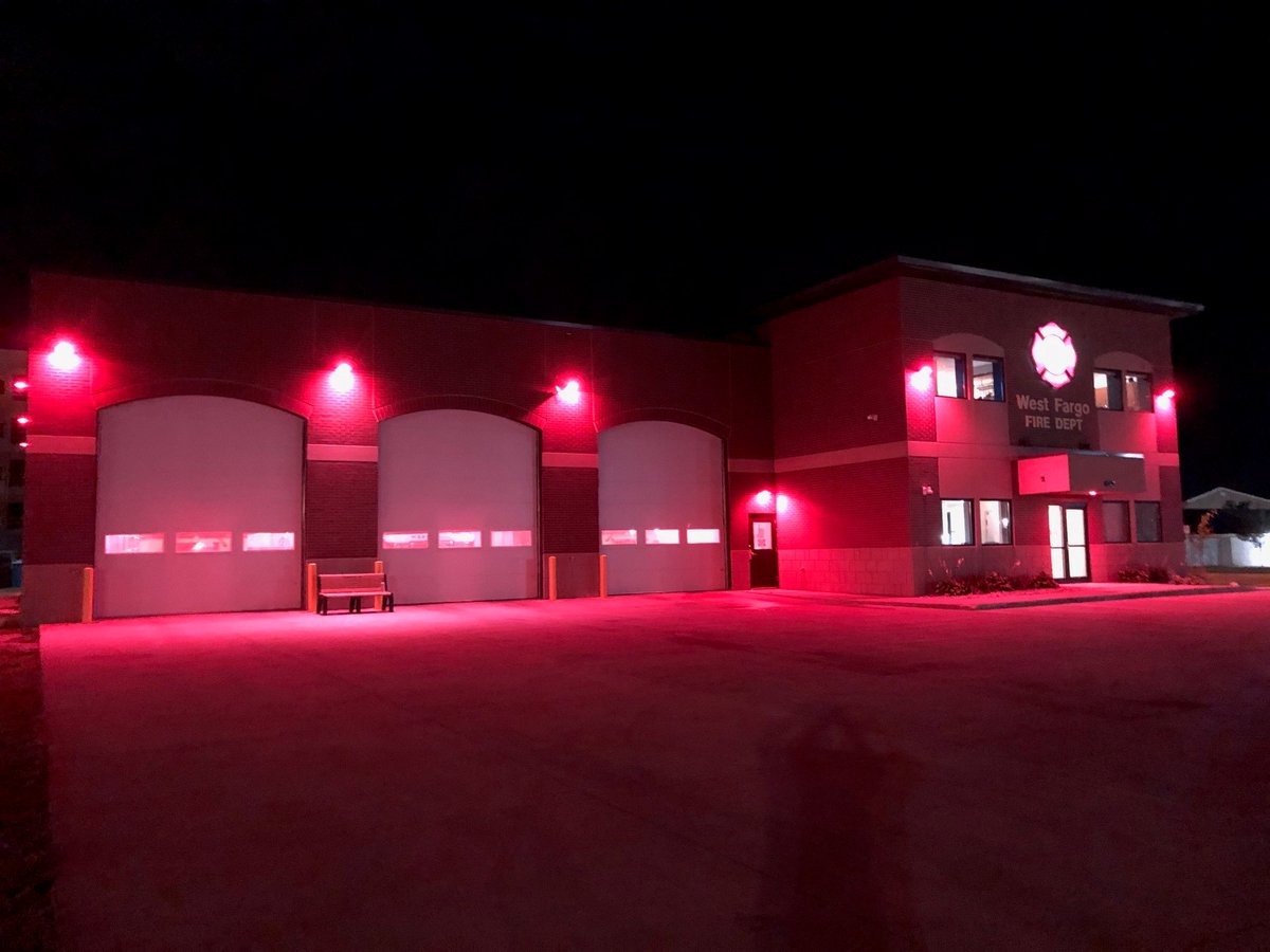 Did you light up the night in red this week to honor fallen firefighters? Send us a picture to show your support!