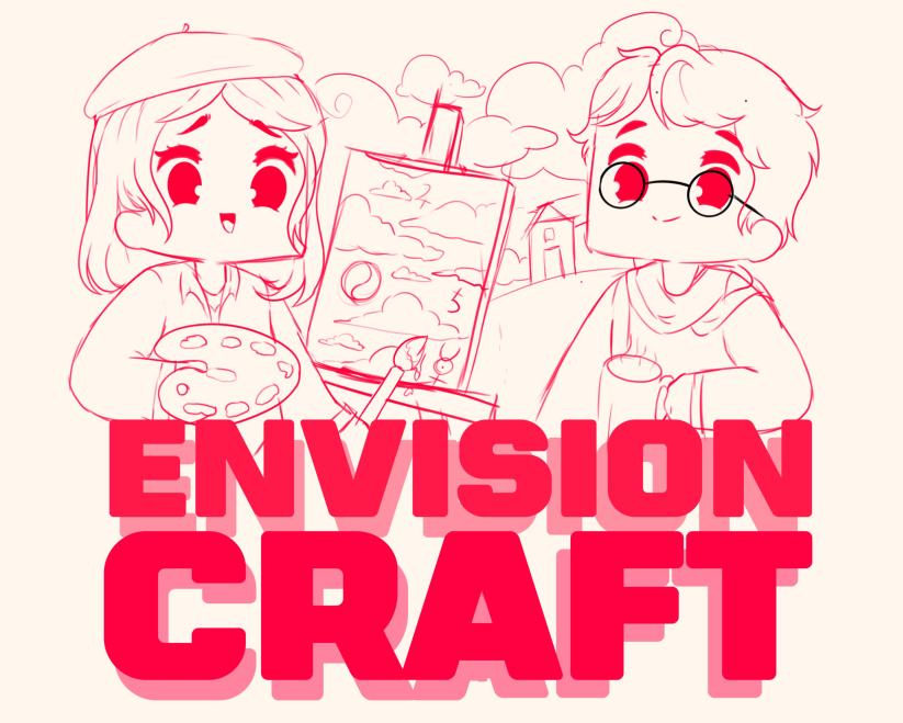 CraftEnvision's tweet photo. A draft of the server logo, almost done! https://t.co/HfYbmj7fae