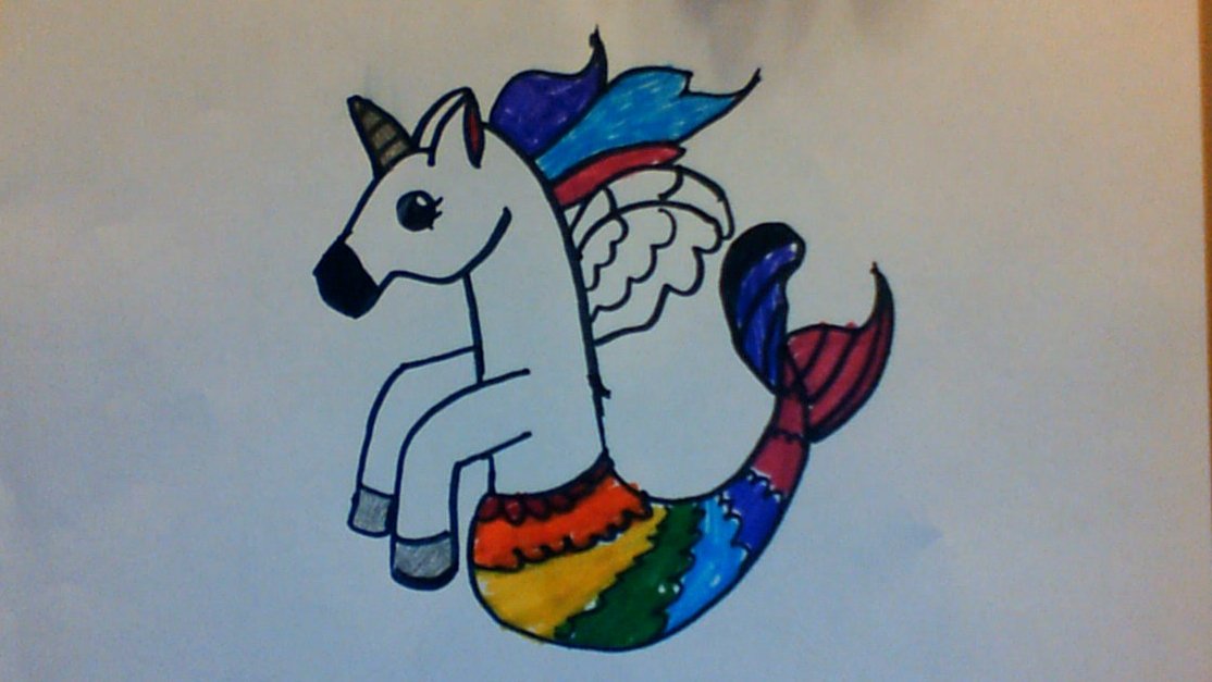 MsParksArts's tweet photo. This 2nd grade virtual learner did an amazing job on her free choice sea creature project this week. She created a mermicorn! How cute! 😍🦄🧜 Thanks for the how to video, @ArtforKidsHub!!
#artclass #fabartsfri #k12artchat #creativitydept #mcssStrong @LegacyElement https://t.co/2UzHBn3NXa