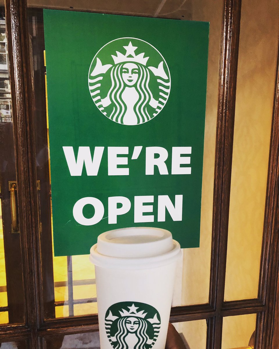 Today we reopened our starbucks in the Boulevard level of the Fairmont Palliser.  Stop by for a hand crafted beverage!