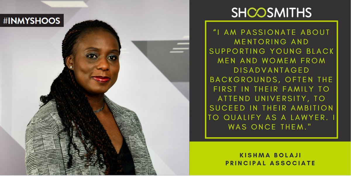 Shoosmiths's tweet photo. Kishma Bolaji, a principal associate as well as Birmingham Black Lawyers Champion shares her truth in her article https://t.co/ex9KbYl52u and why it’s important we listen, understand and do our part for equality.
#embracenetwork #inmyshoos #diversity https://t.co/ywlSfFPd6U