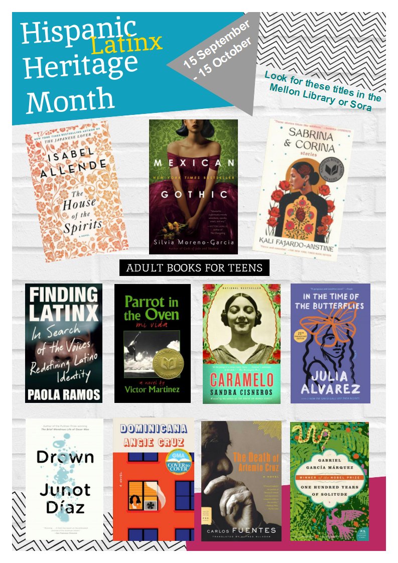 Celebrate #HispanicHeritageMonth with this year's theme: Be Proud of Your Past and Embrace the Future #LatinxHeritageMonth #adultbooksforteens #aslreads #aslcreates libraryaware.com/25J7Z5