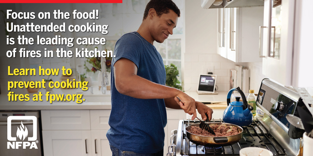 HelpFightFire's tweet image. Fire Prevention Week starts on Sunday with a theme of fire safety in the kitchen! 🍽